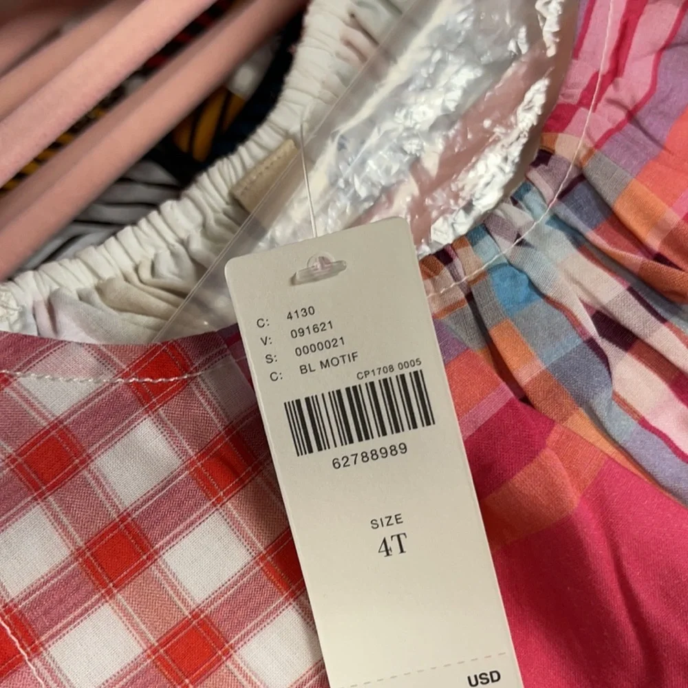 Anthropologie Pilcro Plaid Patchwork Kids Dress Size 4T NWT - Picture 6 of 6